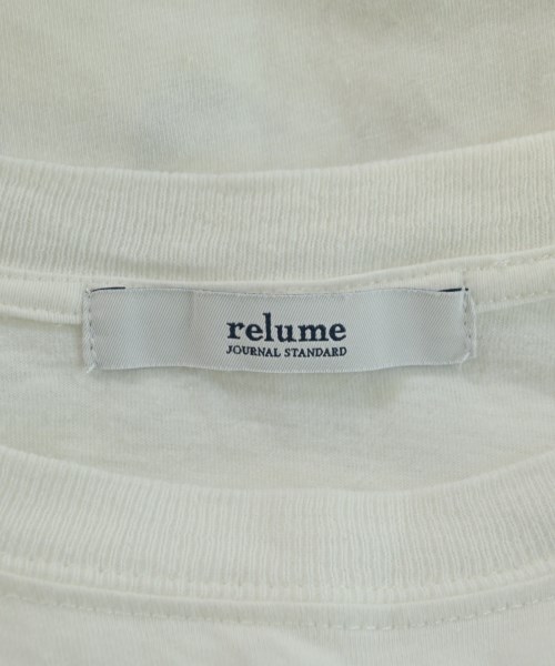 JOURNAL STANDARD relume（ジャーナルスタンダードレリューム）Tシャツ・カットソー 白 サイズ:F レディース/2200649648054