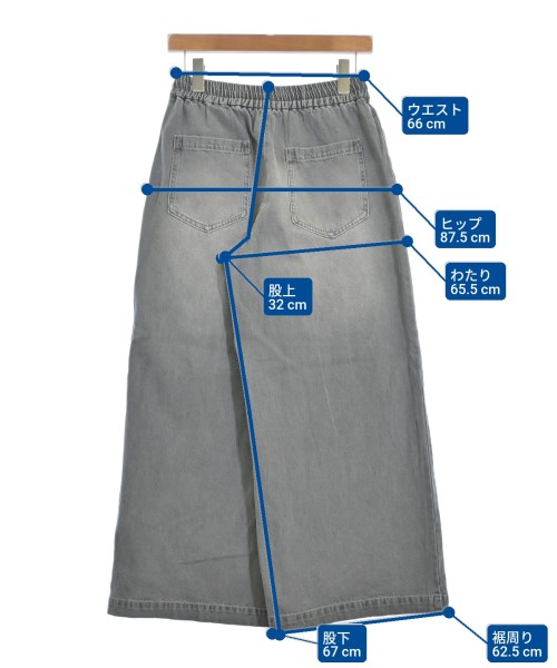 JOURNAL STANDARD relume（ジャーナルスタンダードレリューム）デニムパンツ グレー サイズ:36(S位) レディース/2200655195078