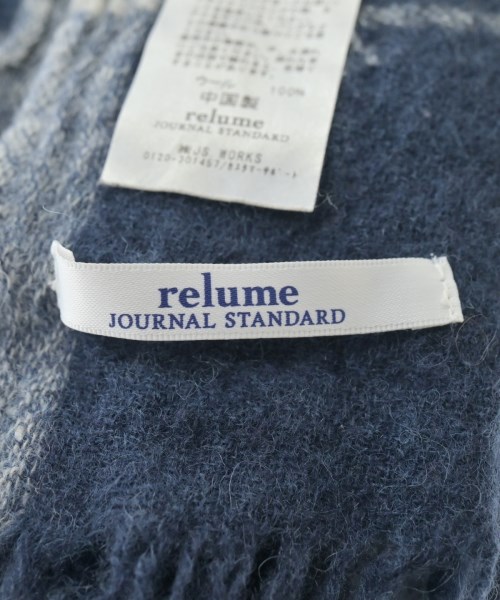 JOURNAL STANDARD relume（ジャーナルスタンダードレリューム）ストール 紺 サイズ:- レディース/2200651136082