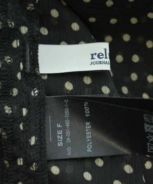 JOURNAL STANDARD relume（ジャーナルスタンダードレリューム）ブラウス 黒 サイズ:F レディース/2200654249062