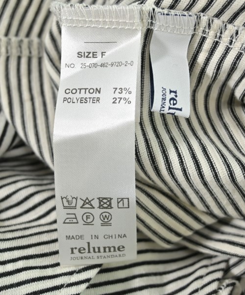 JOURNAL STANDARD relume（ジャーナルスタンダードレリューム）Tシャツ・カットソー 白 サイズ:F レディース/2200658853067