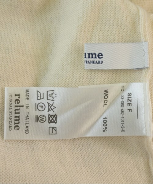 JOURNAL STANDARD relume（ジャーナルスタンダードレリューム）ニット・セーター 白 サイズ:F レディース/2200656104079
