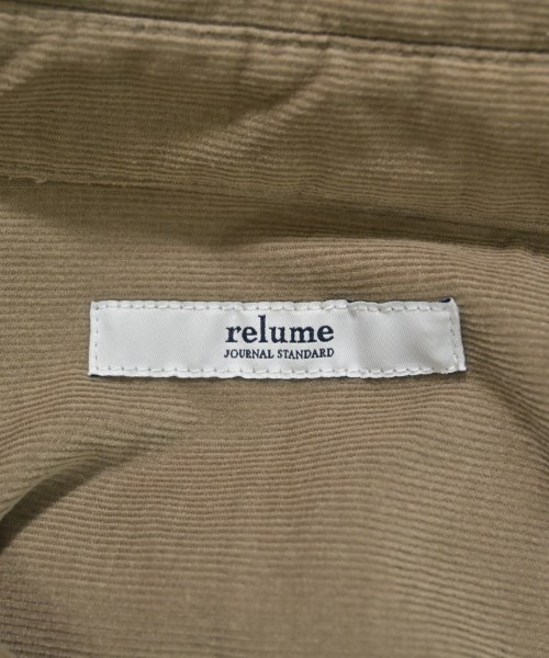 JOURNAL STANDARD relume（ジャーナルスタンダードレリューム）カジュアルシャツ ベージュ サイズ:F レディース/2200656979103