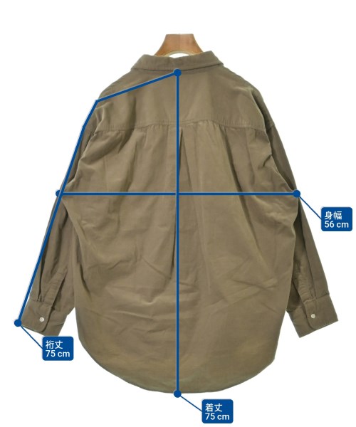 JOURNAL STANDARD relume（ジャーナルスタンダードレリューム）カジュアルシャツ ベージュ サイズ:F レディース/2200656979103