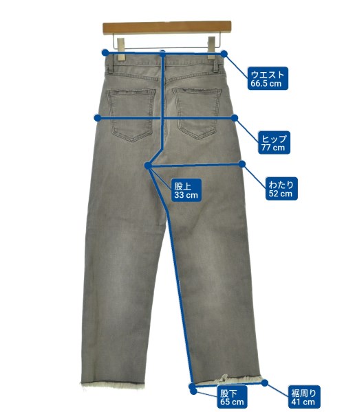 JOURNAL STANDARD relume（ジャーナルスタンダードレリューム）デニムパンツ グレー サイズ:36(S位) レディース/2200656601066