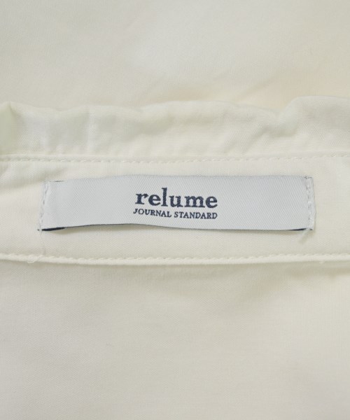 JOURNAL STANDARD relume（ジャーナルスタンダードレリューム）カジュアルシャツ 白 サイズ:F レディース/2200658029059