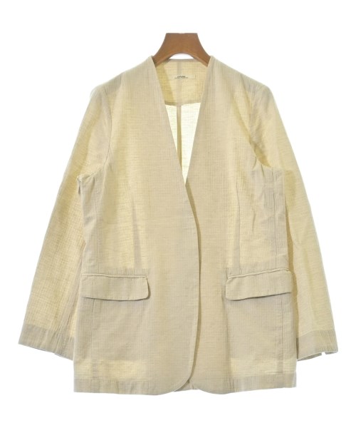 JOURNAL STANDARD relume(ジャーナルスタンダードレリューム)ノーカラージャケット ベージュ サイズ:36(S位)/2200660727127