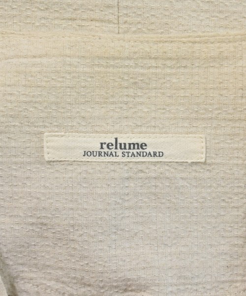 JOURNAL STANDARD relume（ジャーナルスタンダードレリューム）ノーカラージャケット ベージュ サイズ:36(S位) レディース/2200660727127