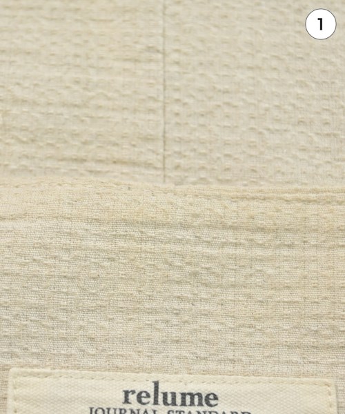JOURNAL STANDARD relume（ジャーナルスタンダードレリューム）ノーカラージャケット ベージュ サイズ:36(S位) レディース/2200660727127