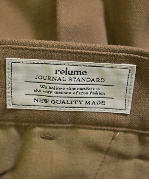 JOURNAL STANDARD relume（ジャーナルスタンダードレリューム）スラックス 茶 サイズ:36(S位) レディース/2200660802022