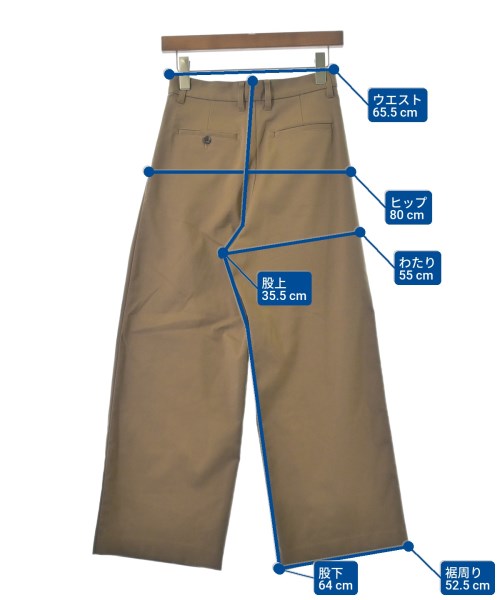 JOURNAL STANDARD relume（ジャーナルスタンダードレリューム）スラックス 茶 サイズ:36(S位) レディース/2200660802022