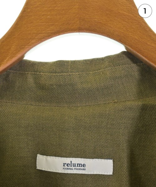 JOURNAL STANDARD relume（ジャーナルスタンダードレリューム）ジャケット カーキ サイズ:36(S位) レディース/2200660889023