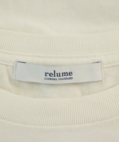JOURNAL STANDARD relume（ジャーナルスタンダードレリューム）Tシャツ・カットソー 白 サイズ:F レディース/2200660166018