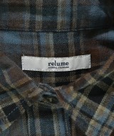 JOURNAL STANDARD relume（ジャーナルスタンダードレリューム）カジュアルシャツ 青 サイズ:F レディース/2200660587042