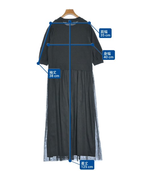 JOURNAL STANDARD relume（ジャーナルスタンダードレリューム）ワンピース 黒 サイズ:F レディース/2200657324193