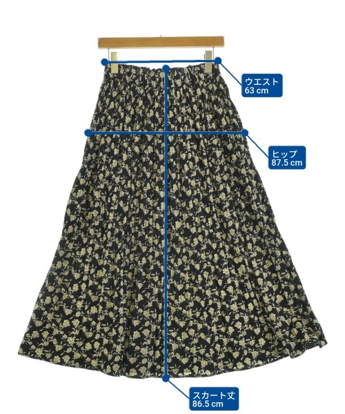 JOURNAL STANDARD relume（ジャーナルスタンダードレリューム）ロング・マキシ丈スカート 黒 サイズ:F レディース/2200658942105