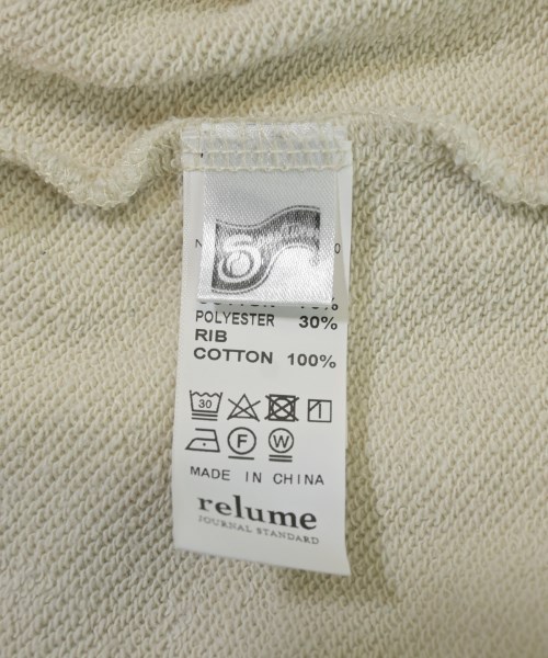 JOURNAL STANDARD relume（ジャーナルスタンダードレリューム）スウェット 白 サイズ:F レディース/2200658169052