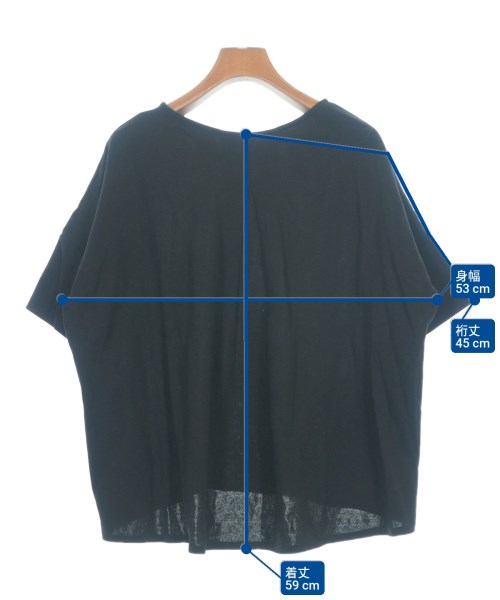 JOURNAL STANDARD relume（ジャーナルスタンダードレリューム）Tシャツ・カットソー 黒 サイズ:F レディース/2200658889233