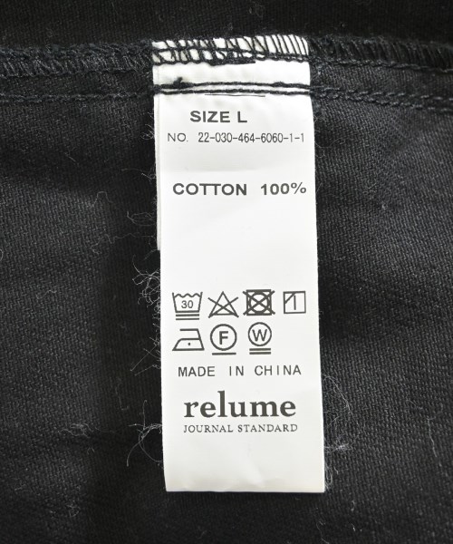 JOURNAL STANDARD relume（ジャーナルスタンダードレリューム）オールインワン/サロペット 黒 サイズ:L レディース/2200661625330