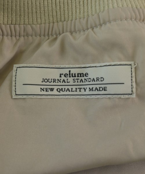 JOURNAL STANDARD relume（ジャーナルスタンダードレリューム）ミリタリーブルゾン ベージュ サイズ:F レディース/2200705488020