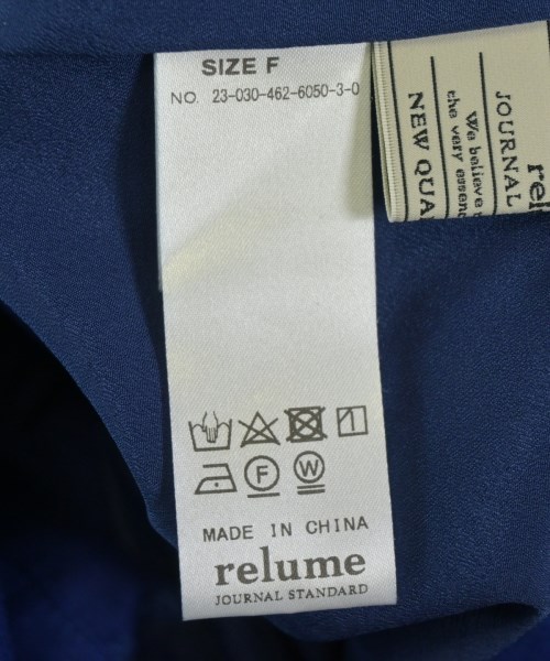 JOURNAL STANDARD relume（ジャーナルスタンダードレリューム）オールインワン/サロペット 青 サイズ:F レディース/2200705517263