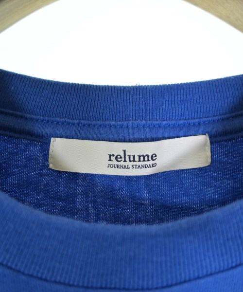 JOURNAL STANDARD relume（ジャーナルスタンダードレリューム）Tシャツ・カットソー 青 サイズ:F レディース/2200708482094