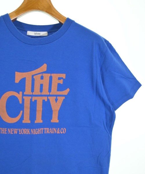 JOURNAL STANDARD relume（ジャーナルスタンダードレリューム）Tシャツ・カットソー 青 サイズ:F レディース/2200708482094