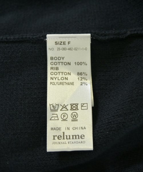 JOURNAL STANDARD relume（ジャーナルスタンダードレリューム）カーディガン 黒 サイズ:F レディース/2200708624135