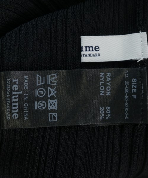 JOURNAL STANDARD relume（ジャーナルスタンダードレリューム）ニット・セーター 黒 サイズ:F レディース/2200712988063
