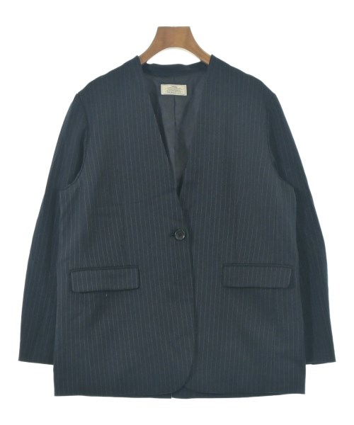 JOURNAL STANDARD relume（ジャーナルスタンダードレリューム）ノーカラージャケット 紺 サイズ:38(M位) レディース/2200710384195