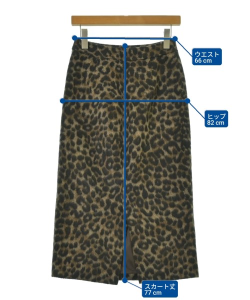 JOURNAL STANDARD relume（ジャーナルスタンダードレリューム）ロング・マキシ丈スカート 茶 サイズ:36(S位) レディース/2200714593029