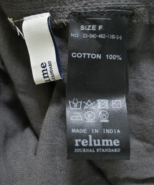 JOURNAL STANDARD relume（ジャーナルスタンダードレリューム）ワンピース グレー サイズ:F レディース/2200714674032