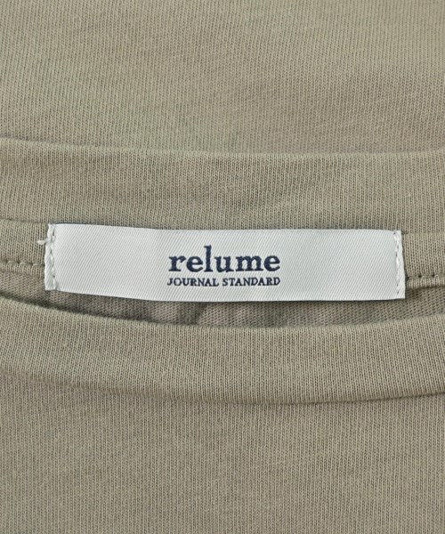 JOURNAL STANDARD relume（ジャーナルスタンダードレリューム）Tシャツ・カットソー ベージュ サイズ:F レディース/2200711520059