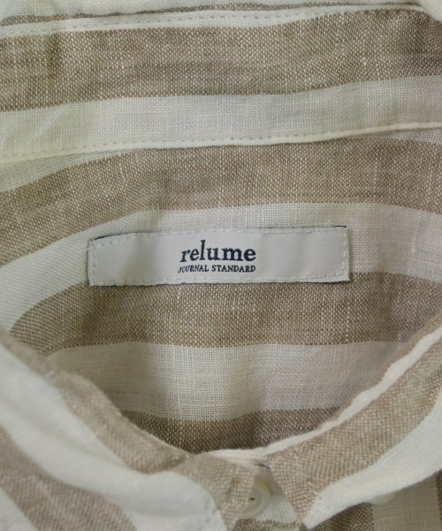 JOURNAL STANDARD relume（ジャーナルスタンダードレリューム）カジュアルシャツ ベージュ サイズ:F レディース/2200713366051