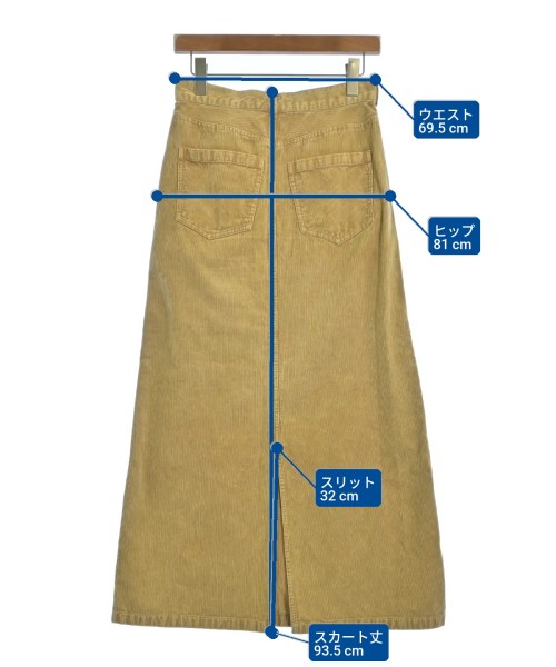 JOURNAL STANDARD relume（ジャーナルスタンダードレリューム）ロング・マキシ丈スカート ベージュ サイズ:38(M位) レディース/2200715583029