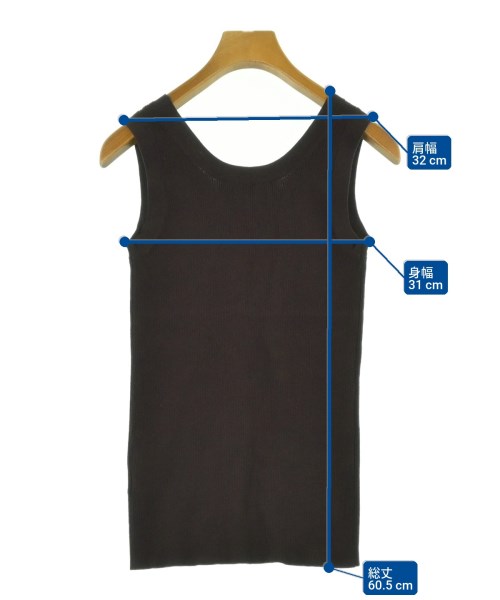 JOURNAL STANDARD relume（ジャーナルスタンダードレリューム）タンクトップ 茶 サイズ:F レディース/2200715583111