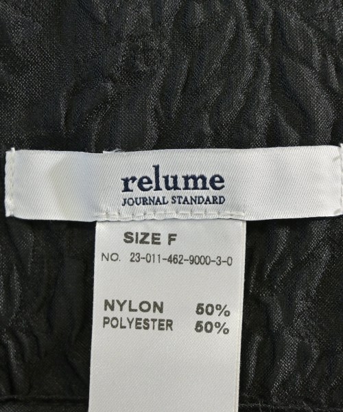 JOURNAL STANDARD relume（ジャーナルスタンダードレリューム）ブラウス 黒 サイズ:F レディース/2200715583180