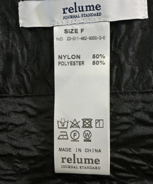 JOURNAL STANDARD relume（ジャーナルスタンダードレリューム）ブラウス 黒 サイズ:F レディース/2200715583180