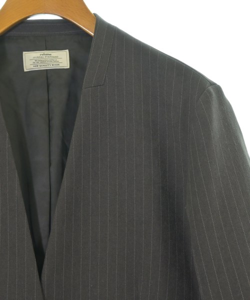 JOURNAL STANDARD relume（ジャーナルスタンダードレリューム）ノーカラージャケット 茶 サイズ:36(S位) レディース/2200715864050