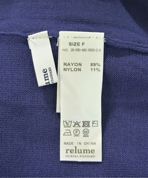 JOURNAL STANDARD relume（ジャーナルスタンダードレリューム）カーディガン 紺 サイズ:F レディース/2200711797109