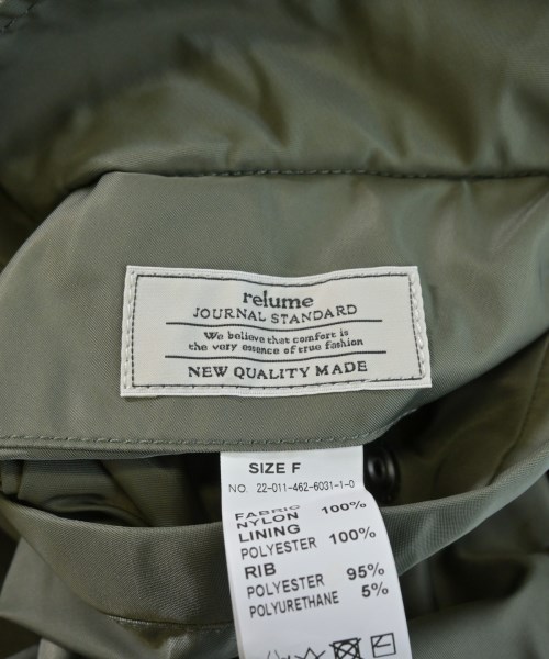 JOURNAL STANDARD relume（ジャーナルスタンダードレリューム）ミリタリーブルゾン カーキ サイズ:F レディース/2200713441031