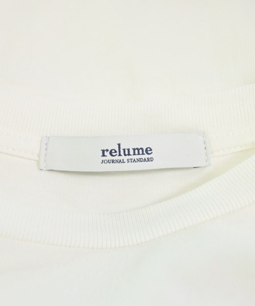JOURNAL STANDARD relume（ジャーナルスタンダードレリューム）Tシャツ・カットソー 白 サイズ:F レディース/2200714662077