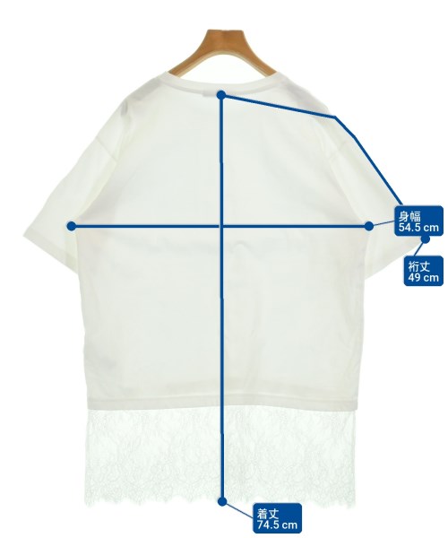 JOURNAL STANDARD relume（ジャーナルスタンダードレリューム）Tシャツ・カットソー 白 サイズ:F レディース/2200714662077