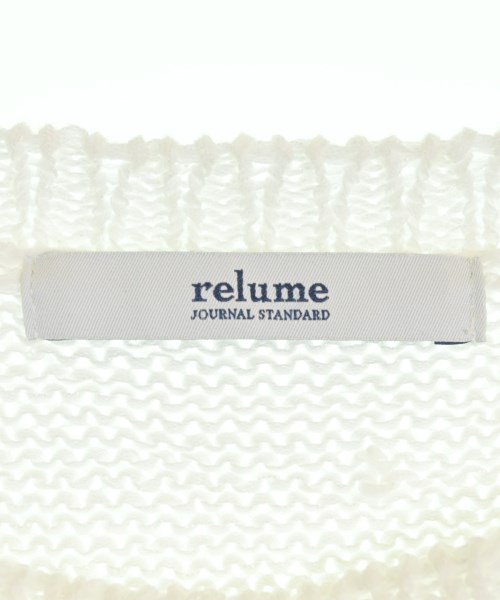JOURNAL STANDARD relume（ジャーナルスタンダードレリューム）ニット・セーター 白 サイズ:F レディース/2200714124063