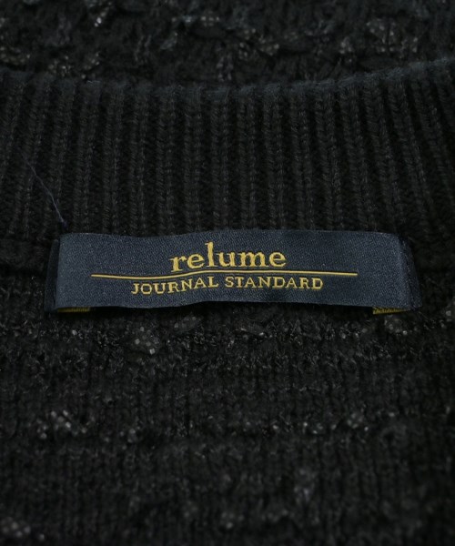 JOURNAL STANDARD relume（ジャーナルスタンダードレリューム）カーディガン 黒 サイズ:F レディース/2200629109025