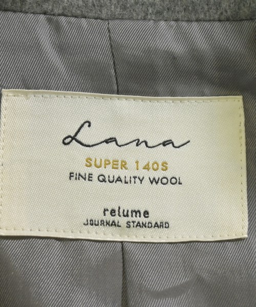 JOURNAL STANDARD relume（ジャーナルスタンダードレリューム）チェスターコート グレー サイズ:36(S位) レディース/2200644101035