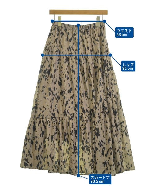 JOURNAL STANDARD relume（ジャーナルスタンダードレリューム）ロング・マキシ丈スカート ベージュ サイズ:38(M位) レディース/2200645979022