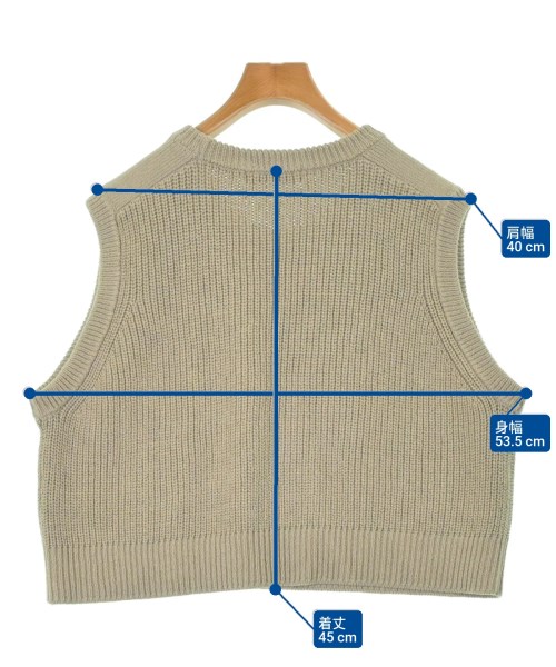 JOURNAL STANDARD relume（ジャーナルスタンダードレリューム）ベスト カーキ サイズ:F レディース/2200611017048