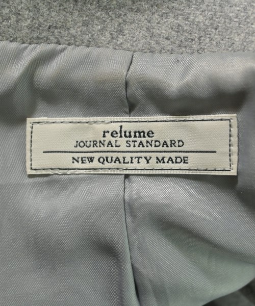 JOURNAL STANDARD relume（ジャーナルスタンダードレリューム）チェスターコート グレー サイズ:L レディース/2200629105034