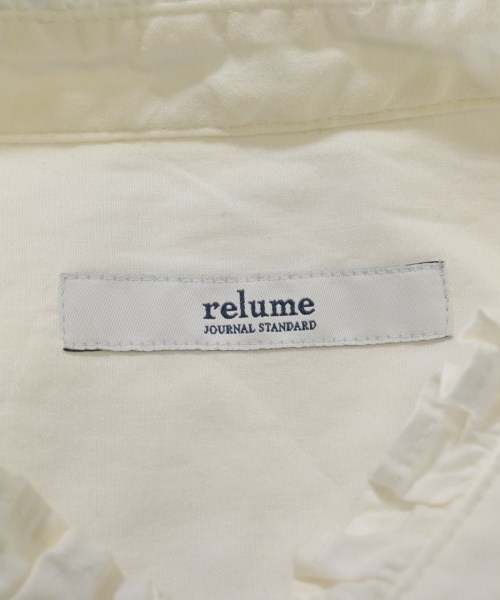 JOURNAL STANDARD relume（ジャーナルスタンダードレリューム）カジュアルシャツ 白 サイズ:F レディース/2200635019035